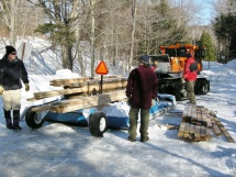 Winter lumber load