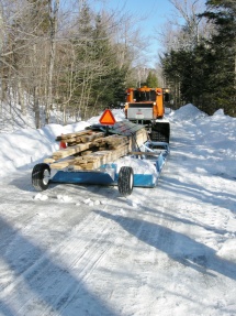 Winter lumber load