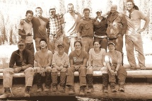 Happy trail workers