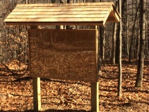 Simple single sided kiosk