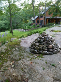 Rock cairn.