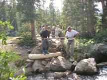 Setting stringer